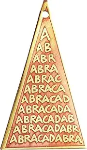 [Eastgate Resource] Abraca Triangle - Star Charm for Unexpected Good Fortune, Brass
