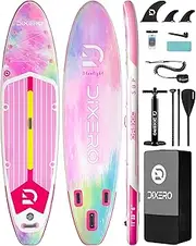 Inflatable Stand Up Paddle Board 11'*33", Extra Wide Paddle Boards for Adults, SUP with Premium Accessories, Adjustable Paddle, Hand Pump, Bottom Fin, Leash Waterproof Phone Bag