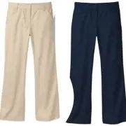 George Girls' School Uniform Flat Front Pant Color/Size