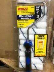 Paint Roller Set Whizz Microfiber 3/8" nap x 4"