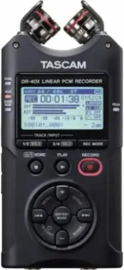 Tascam DR-40X Four Track Digital Audio Recorder & USB Audio Interface