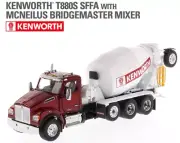 1:50 DM Kenworth T880 SBFA with McNeilus Concrete Mixer Machine Diecast Model