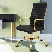 ALFORDSON Office Chair Padded Seat Ergonomic Executive Computer Study Gaming