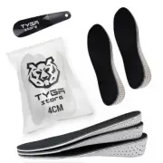 TYGA Store 4CM Sports Shoe Insole Height Increasing Free Shoe Horn (UK 3.5 - 9)