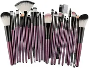 Set of 25 PCS Makeup Brush Kit for Foundation Liquid Blending Powder Eyeshadow Blush Cosmetics Concealer Brushes with Soft & Dense Bristles As Shown 3
