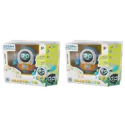 2PK Blue Rocket Xtrem Bots Control/Program Crazy Bots Roll with Lights 4y+