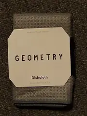 Geometry 10"x10" Dishcloth Pack Of 3 - Hunter Green