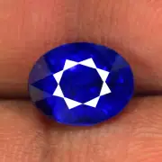 2.98Ct Oval Shape, Dazzling Natural Intense Blue Sapphire, Srilanka