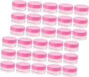 ARTSEWPLY 55pcs Refillable Cream Jars Empty Cosmetic Containers with Lids for Moisturizing Cream Lotion and Makeup Storage Portable Sub Packaging for Travel and Home Use