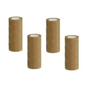Flat Back Kraft Brown Paper Packing Tape - 3" x 55 Yards, 4.8 Mil, 12 Rolls