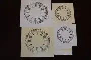 8-PIECE CALENDER DIAL ASSORTMENT NEW PARTS 5" TO 11"