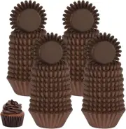 1000 Pcs Mini Paper Muffin Cases Greaseproof Paper Baking Cases White Disposable