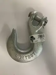 Hillman 5/16" Chain size 3900 lbs. Clevis slip hook - forged steel zinc plated