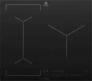 Electrolux 60cm 3 Zone Black Induction Cooktop EHI635BF
