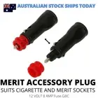 3 x Merit Hella Universal Cigarette Lighter Plug Adaptor 12V 8A Caravan, Fridge