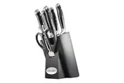 Baccarat Artisan Finster 7 Piece Knife Block