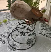 HONEY AND ME - PRIMITIVE ANGEL SNOWMAN TREE TOPPER
