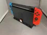 Nintendo Switch Dock Wall Mount and Cartridge Game Holder - Holds 7 Carts Black