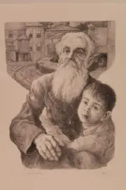 Goodbye To Yesterday by Emanuel Schary Lithograph 11 x 14