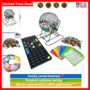 Classic Jumbo Bingo Toolkit - 11-Inch Cage, 100 Cards, Perfect for Gatherings