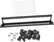 DOITOOL Port Network Patch Panel Rack Mount Module with Heat Resistant and Design Durable for Office and Machine Use Reliable Straight Interface