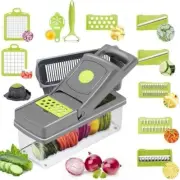 Slicer Vegetable Cutter Multifunctional Manual Chopper Fruit Food Dicer 14 In 1
