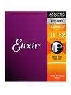 Elixir 80/20 Bronze Acoustic Guitar Strings w/ NANOWEB Custom Light (.011-.052)