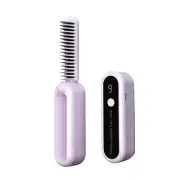 Wireless Ionic Hair Straightener – Portable Straight Comb with Fast Charging
