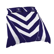 Fremantle Dockers AFL Logo Design Quilt Doona Cover - King Size