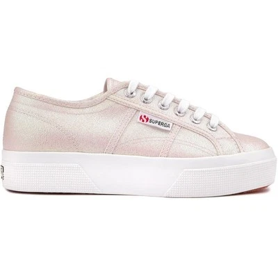 Superga Womens 2740 Platform Lame Platforms Sneakers Metallic