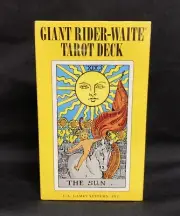 Giant Rider Waite Tarot Deck GR78 Oversized 78 Card Deck Sealed