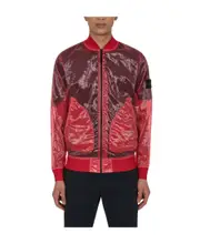 lightweight sheer bomber jacket XL,M Cyclamen color