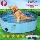 Pet Bath Dog Pool Foldable Tub Swimming Collapsible Bathing Kiddie Pvc Portable