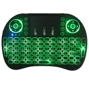 I8 Keyboard Backlit Spanish Version Air Mouse 2.4GHz Wireless Keyboard Touchpad Hand-held for Android TV BOX X96 GTC G1