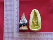 Gnome Miniature Garden Silicone Mold Bookscrapping Resin Clay A892 Cake Fondant