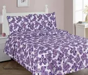 Kids 3Piece Twin/Full Boys&Girls Printed Sheet Set With Fitted Flat Pillow Case.