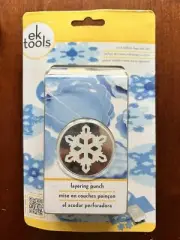 New EK Success Tools Snowflake Large Punch Winter Wonderland Martha Stewart