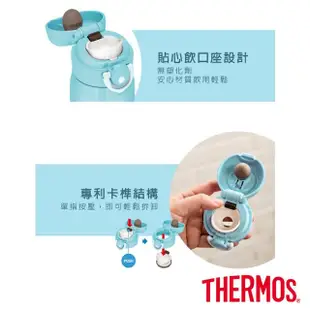 【THERMOS膳魔師】不鏽鋼輕巧變彈蓋真空保溫杯500ml(JNR-501)