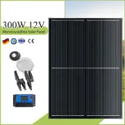 12V 300W Solar Panel Kit Mono 300 Watt Caravan Camping Charging 30A Controller