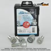 Extended Wheel locks tapered M14x1,5 47mm for Renault Laguna Latitude Master Tra