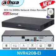Dahua NVR4208-EI WizSense NVR 8-Channel Network Video Recorder for Camera System