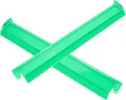 KICHOUSE 2pcs Plastic Mahjong Ruler and Pusher American Holders for Game Nights Organizing Tiles and Home Entertainment