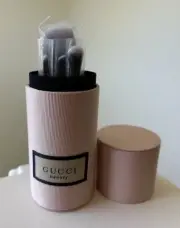 New! GUCCI Beauty Makeup Mini 4 Pcs Brushes Travel Set with Case