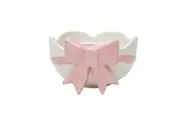 Urban Bow Dinner Soup/Rice Food Serving Noodle Bowl Ceramic 8x15cm Pink