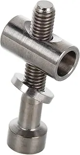 DINHEAROM Bicycle Seat Post Adapter Titanium Screws Lightweight High Strength Fixed Bolts for Compatibility with Bicycle Seat Tubes and Adjusters Titanium Color