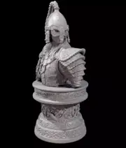 70mm Height Resin Female General Bust Unpainted Unassembled TD-6863