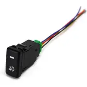 Auto Retrofit switch waterproof toggle switch fog lamp switch with 4 line for Toyota Lexus White Light Black