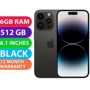 Apple iPhone 14 PRO (512GB, Black) Australian Stock - Used (Excellent)