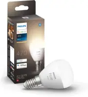 White Smart Single Luster Bulb LED [E14 Small Edison Screw] - 470 Lumens (40W Eq