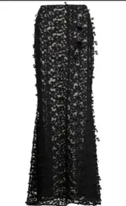 CYNTHIA ROWLEY High-Waisted Floral-Lace Skirt Size 8 Women’s NWT $325